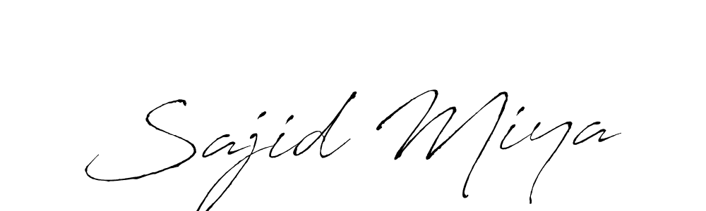 Use a signature maker to create a handwritten signature online. With this signature software, you can design (Antro_Vectra) your own signature for name Sajid Miya. Sajid Miya signature style 6 images and pictures png