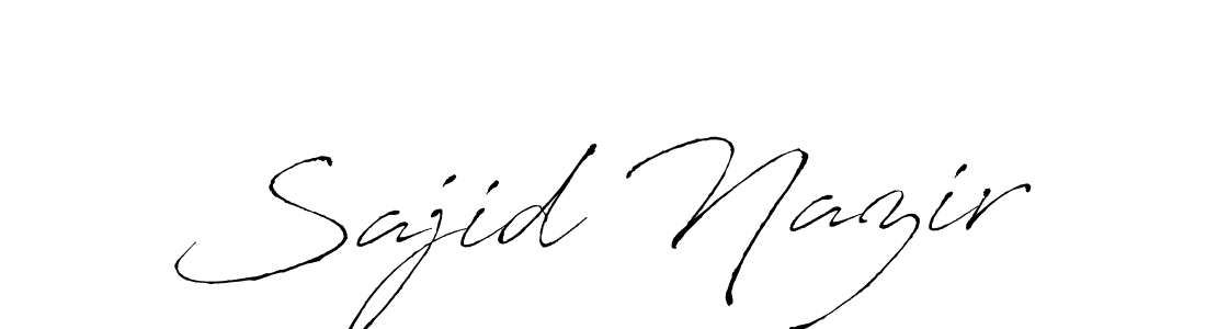 Use a signature maker to create a handwritten signature online. With this signature software, you can design (Antro_Vectra) your own signature for name Sajid Nazir. Sajid Nazir signature style 6 images and pictures png