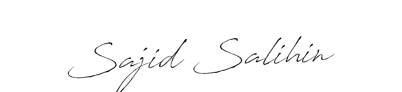 It looks lik you need a new signature style for name Sajid Salihin. Design unique handwritten (Antro_Vectra) signature with our free signature maker in just a few clicks. Sajid Salihin signature style 6 images and pictures png