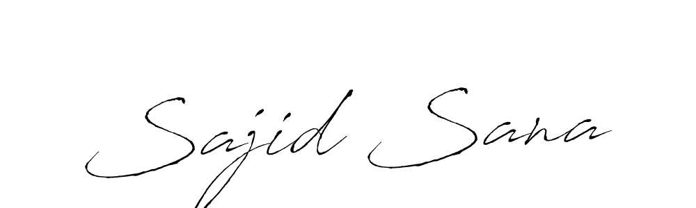 Also You can easily find your signature by using the search form. We will create Sajid Sana name handwritten signature images for you free of cost using Antro_Vectra sign style. Sajid Sana signature style 6 images and pictures png