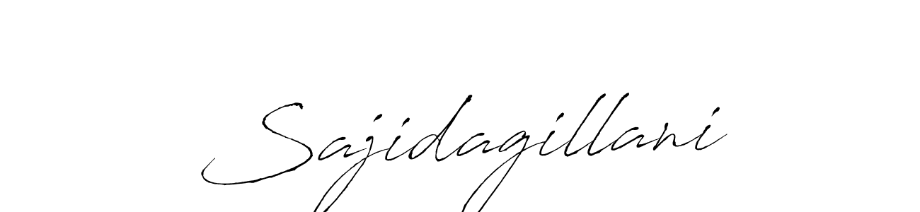 Antro_Vectra is a professional signature style that is perfect for those who want to add a touch of class to their signature. It is also a great choice for those who want to make their signature more unique. Get Sajidagillani name to fancy signature for free. Sajidagillani signature style 6 images and pictures png