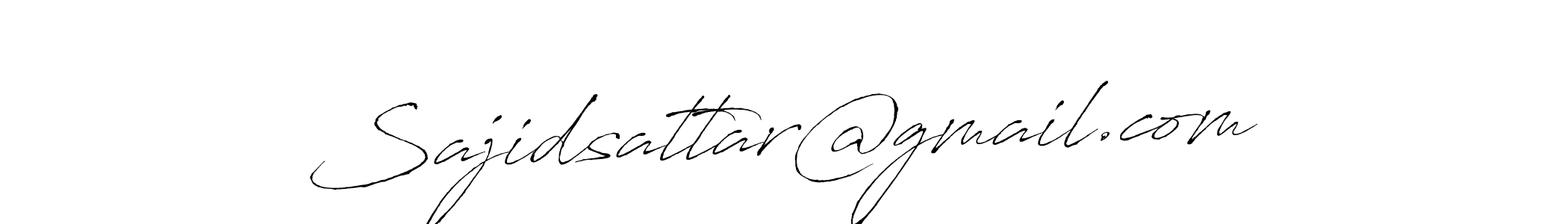 Also we have Sajidsattar@gmail.com name is the best signature style. Create professional handwritten signature collection using Antro_Vectra autograph style. Sajidsattar@gmail.com signature style 6 images and pictures png