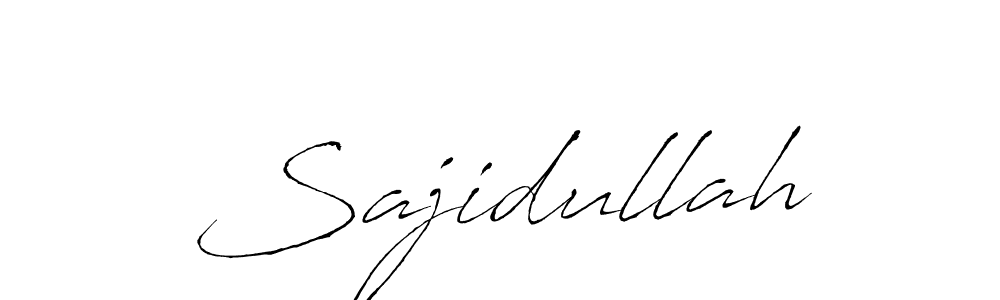 How to make Sajidullah name signature. Use Antro_Vectra style for creating short signs online. This is the latest handwritten sign. Sajidullah signature style 6 images and pictures png