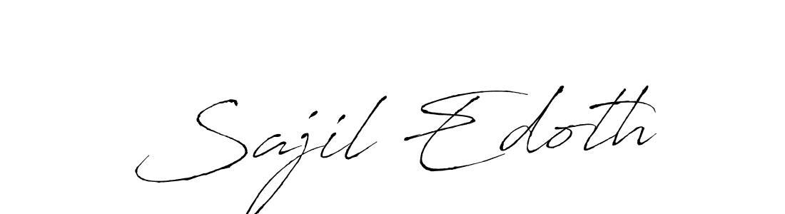 if you are searching for the best signature style for your name Sajil Edoth. so please give up your signature search. here we have designed multiple signature styles  using Antro_Vectra. Sajil Edoth signature style 6 images and pictures png