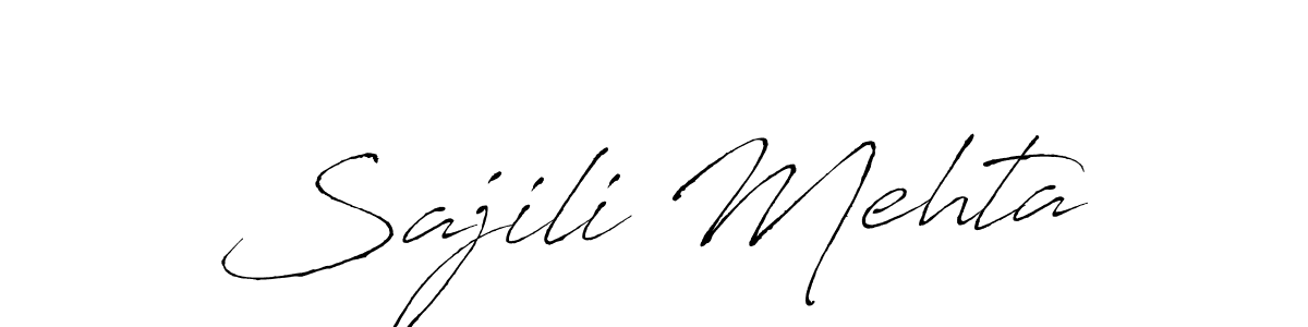 Once you've used our free online signature maker to create your best signature Antro_Vectra style, it's time to enjoy all of the benefits that Sajili Mehta name signing documents. Sajili Mehta signature style 6 images and pictures png