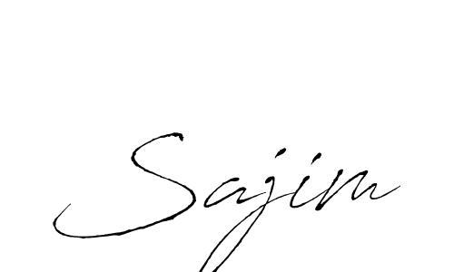 Make a beautiful signature design for name Sajim. With this signature (Antro_Vectra) style, you can create a handwritten signature for free. Sajim signature style 6 images and pictures png