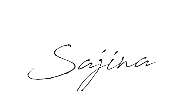 You should practise on your own different ways (Antro_Vectra) to write your name (Sajina) in signature. don't let someone else do it for you. Sajina signature style 6 images and pictures png