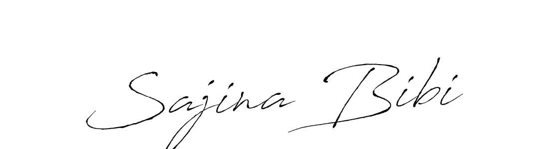 Sajina Bibi stylish signature style. Best Handwritten Sign (Antro_Vectra) for my name. Handwritten Signature Collection Ideas for my name Sajina Bibi. Sajina Bibi signature style 6 images and pictures png