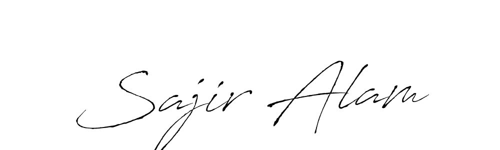 You should practise on your own different ways (Antro_Vectra) to write your name (Sajir Alam) in signature. don't let someone else do it for you. Sajir Alam signature style 6 images and pictures png