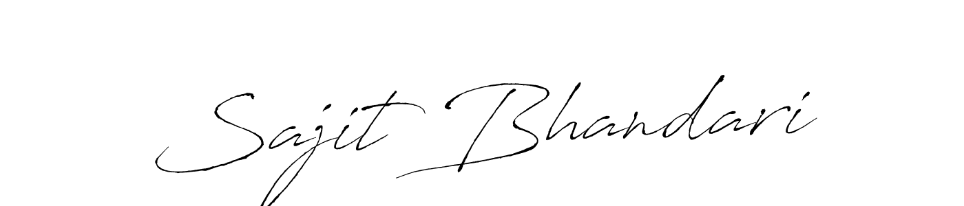 You should practise on your own different ways (Antro_Vectra) to write your name (Sajit Bhandari) in signature. don't let someone else do it for you. Sajit Bhandari signature style 6 images and pictures png