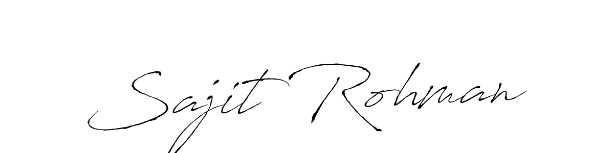 Also You can easily find your signature by using the search form. We will create Sajit Rohman name handwritten signature images for you free of cost using Antro_Vectra sign style. Sajit Rohman signature style 6 images and pictures png