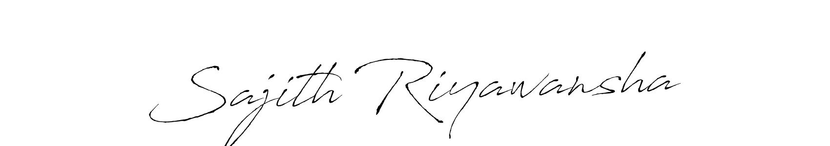 Use a signature maker to create a handwritten signature online. With this signature software, you can design (Antro_Vectra) your own signature for name Sajith Riyawansha. Sajith Riyawansha signature style 6 images and pictures png