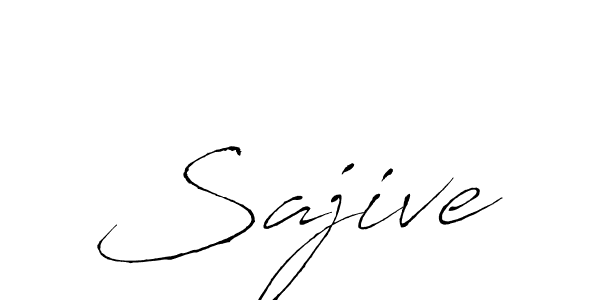 Create a beautiful signature design for name Sajive. With this signature (Antro_Vectra) fonts, you can make a handwritten signature for free. Sajive signature style 6 images and pictures png