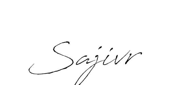 Make a beautiful signature design for name Sajivr. With this signature (Antro_Vectra) style, you can create a handwritten signature for free. Sajivr signature style 6 images and pictures png