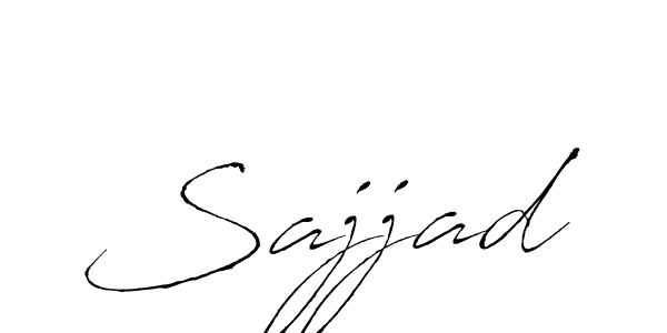 Sajjad stylish signature style. Best Handwritten Sign (Antro_Vectra) for my name. Handwritten Signature Collection Ideas for my name Sajjad. Sajjad signature style 6 images and pictures png