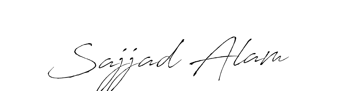 Sajjad Alam stylish signature style. Best Handwritten Sign (Antro_Vectra) for my name. Handwritten Signature Collection Ideas for my name Sajjad Alam. Sajjad Alam signature style 6 images and pictures png