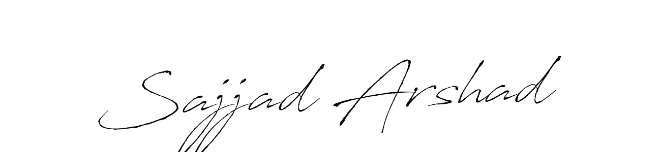 It looks lik you need a new signature style for name Sajjad Arshad. Design unique handwritten (Antro_Vectra) signature with our free signature maker in just a few clicks. Sajjad Arshad signature style 6 images and pictures png