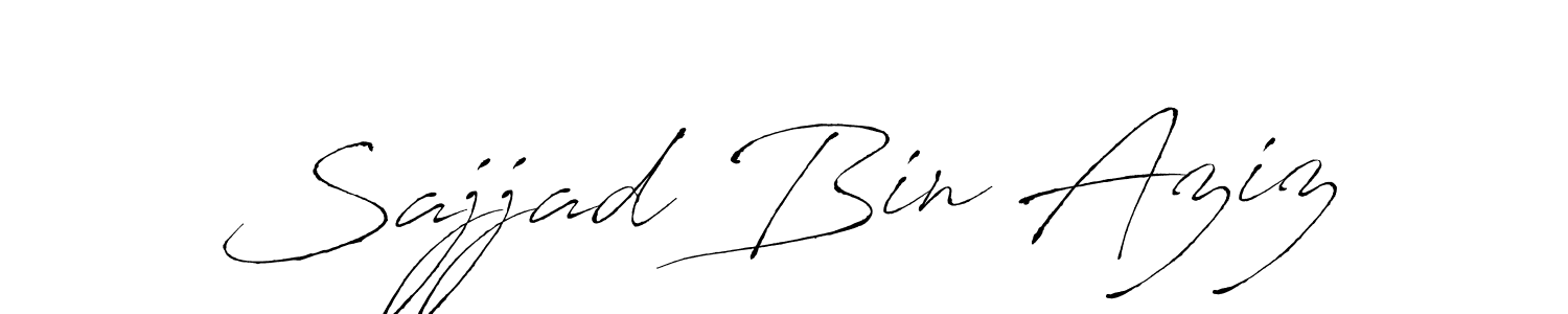 The best way (Antro_Vectra) to make a short signature is to pick only two or three words in your name. The name Sajjad Bin Aziz include a total of six letters. For converting this name. Sajjad Bin Aziz signature style 6 images and pictures png