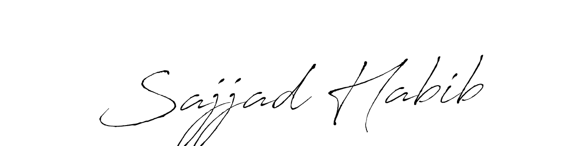 Use a signature maker to create a handwritten signature online. With this signature software, you can design (Antro_Vectra) your own signature for name Sajjad Habib. Sajjad Habib signature style 6 images and pictures png