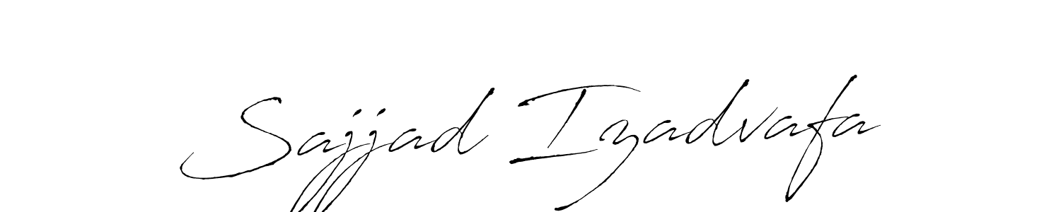 Similarly Antro_Vectra is the best handwritten signature design. Signature creator online .You can use it as an online autograph creator for name Sajjad Izadvafa. Sajjad Izadvafa signature style 6 images and pictures png