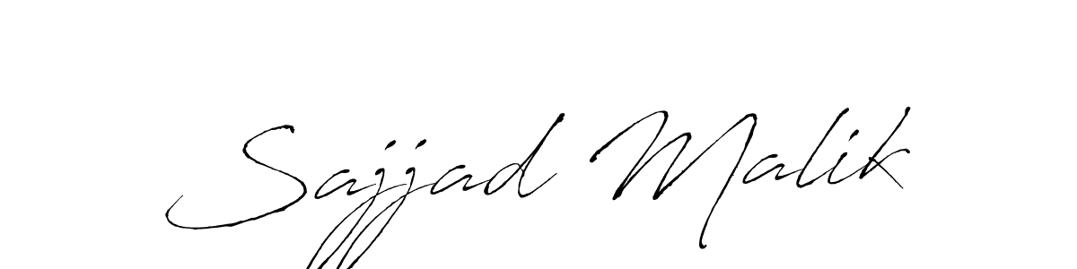 Also we have Sajjad Malik name is the best signature style. Create professional handwritten signature collection using Antro_Vectra autograph style. Sajjad Malik signature style 6 images and pictures png