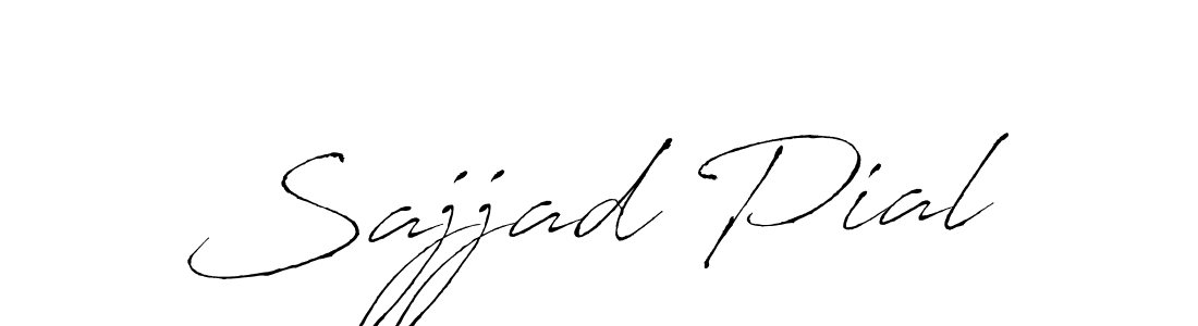 Use a signature maker to create a handwritten signature online. With this signature software, you can design (Antro_Vectra) your own signature for name Sajjad Pial. Sajjad Pial signature style 6 images and pictures png