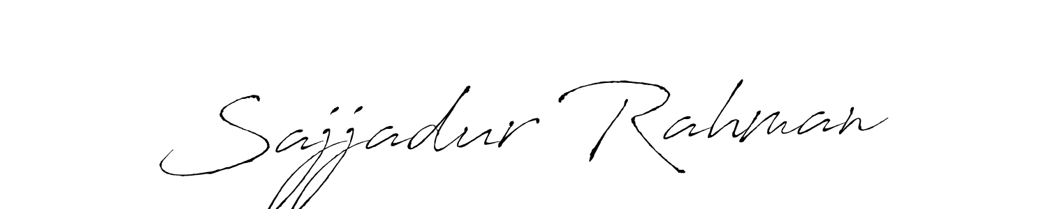 Design your own signature with our free online signature maker. With this signature software, you can create a handwritten (Antro_Vectra) signature for name Sajjadur Rahman. Sajjadur Rahman signature style 6 images and pictures png