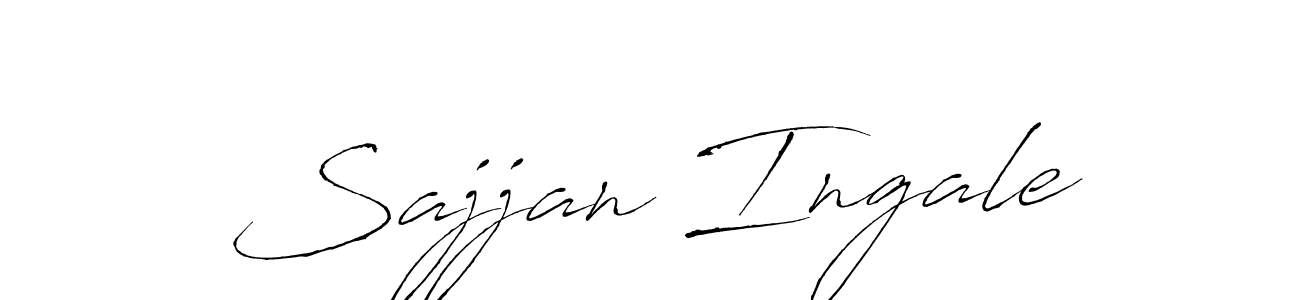How to make Sajjan Ingale signature? Antro_Vectra is a professional autograph style. Create handwritten signature for Sajjan Ingale name. Sajjan Ingale signature style 6 images and pictures png