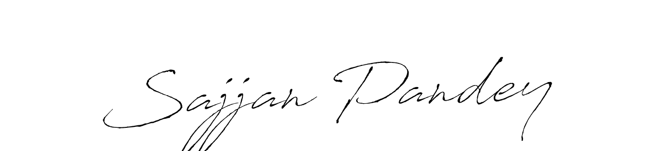 Design your own signature with our free online signature maker. With this signature software, you can create a handwritten (Antro_Vectra) signature for name Sajjan Pandey. Sajjan Pandey signature style 6 images and pictures png