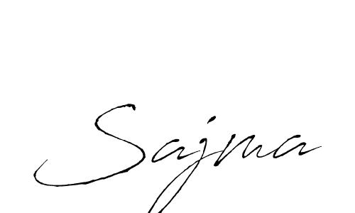 Design your own signature with our free online signature maker. With this signature software, you can create a handwritten (Antro_Vectra) signature for name Sajma. Sajma signature style 6 images and pictures png