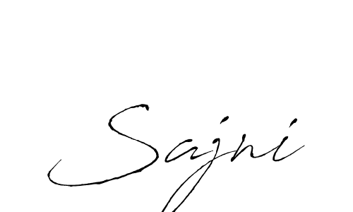 Sajni stylish signature style. Best Handwritten Sign (Antro_Vectra) for my name. Handwritten Signature Collection Ideas for my name Sajni. Sajni signature style 6 images and pictures png