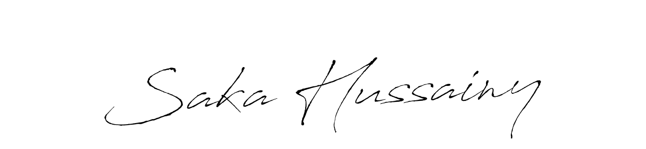 Once you've used our free online signature maker to create your best signature Antro_Vectra style, it's time to enjoy all of the benefits that Saka Hussainy name signing documents. Saka Hussainy signature style 6 images and pictures png