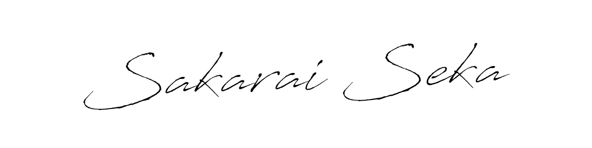 Also we have Sakarai Seka name is the best signature style. Create professional handwritten signature collection using Antro_Vectra autograph style. Sakarai Seka signature style 6 images and pictures png