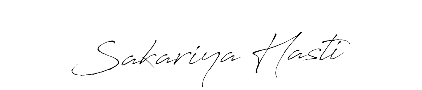 How to make Sakariya Hasti signature? Antro_Vectra is a professional autograph style. Create handwritten signature for Sakariya Hasti name. Sakariya Hasti signature style 6 images and pictures png