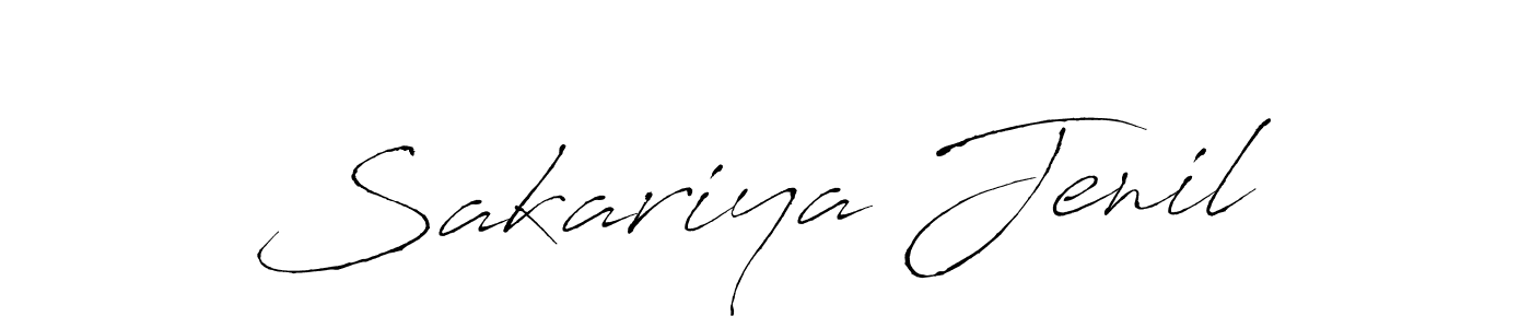 if you are searching for the best signature style for your name Sakariya Jenil. so please give up your signature search. here we have designed multiple signature styles  using Antro_Vectra. Sakariya Jenil signature style 6 images and pictures png