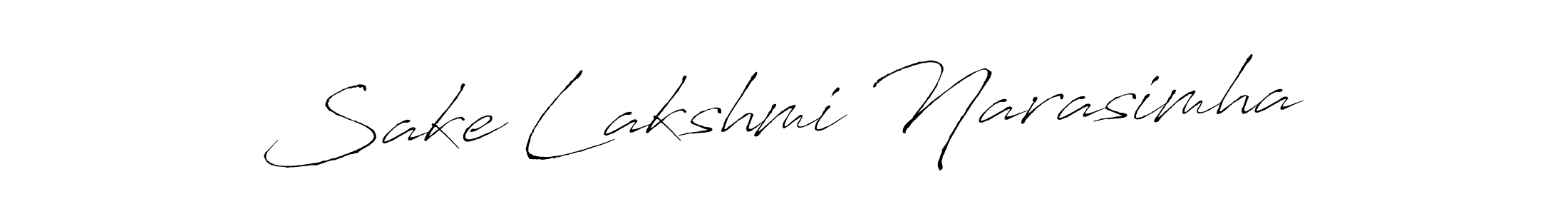 Also You can easily find your signature by using the search form. We will create Sake Lakshmi Narasimha name handwritten signature images for you free of cost using Antro_Vectra sign style. Sake Lakshmi Narasimha signature style 6 images and pictures png