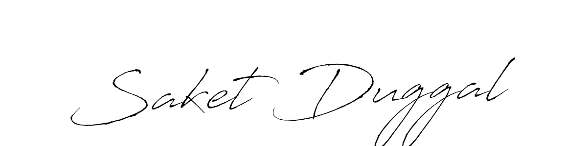 You should practise on your own different ways (Antro_Vectra) to write your name (Saket Duggal) in signature. don't let someone else do it for you. Saket Duggal signature style 6 images and pictures png