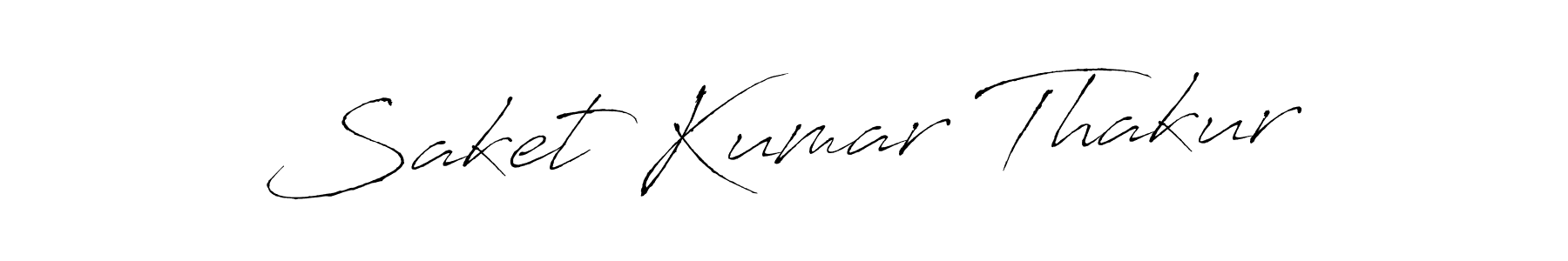 Use a signature maker to create a handwritten signature online. With this signature software, you can design (Antro_Vectra) your own signature for name Saket Kumar Thakur. Saket Kumar Thakur signature style 6 images and pictures png