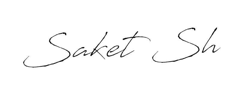 Make a short Saket Sh signature style. Manage your documents anywhere anytime using Antro_Vectra. Create and add eSignatures, submit forms, share and send files easily. Saket Sh signature style 6 images and pictures png