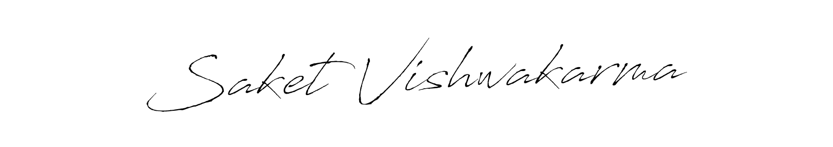 You should practise on your own different ways (Antro_Vectra) to write your name (Saket Vishwakarma) in signature. don't let someone else do it for you. Saket Vishwakarma signature style 6 images and pictures png