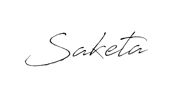 Create a beautiful signature design for name Saketa. With this signature (Antro_Vectra) fonts, you can make a handwritten signature for free. Saketa signature style 6 images and pictures png