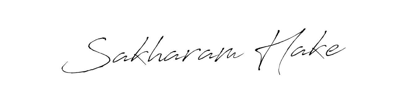Similarly Antro_Vectra is the best handwritten signature design. Signature creator online .You can use it as an online autograph creator for name Sakharam Hake. Sakharam Hake signature style 6 images and pictures png