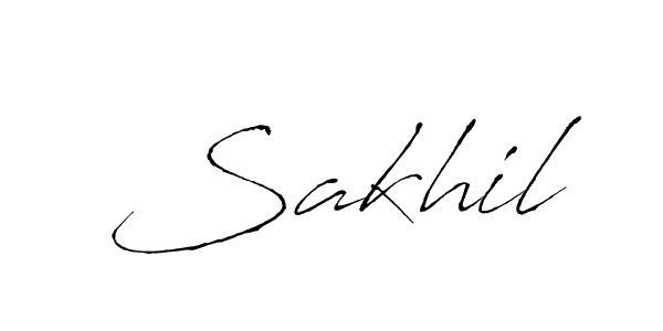 Once you've used our free online signature maker to create your best signature Antro_Vectra style, it's time to enjoy all of the benefits that Sakhil name signing documents. Sakhil signature style 6 images and pictures png