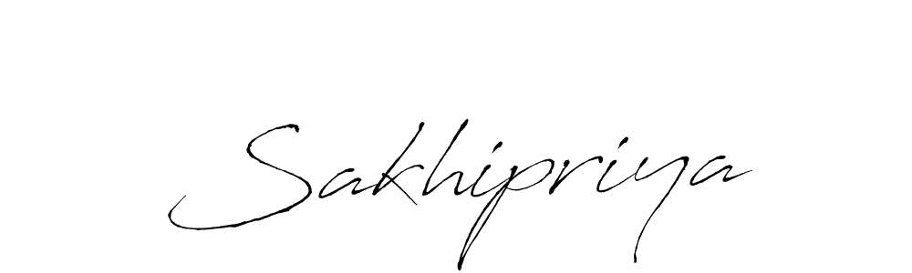 Sakhipriya stylish signature style. Best Handwritten Sign (Antro_Vectra) for my name. Handwritten Signature Collection Ideas for my name Sakhipriya. Sakhipriya signature style 6 images and pictures png