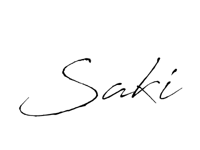 Also we have Saki name is the best signature style. Create professional handwritten signature collection using Antro_Vectra autograph style. Saki signature style 6 images and pictures png