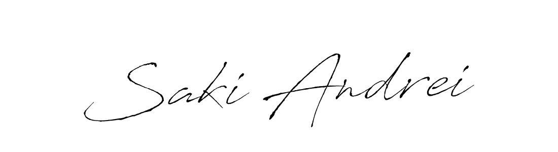 You can use this online signature creator to create a handwritten signature for the name Saki Andrei. This is the best online autograph maker. Saki Andrei signature style 6 images and pictures png