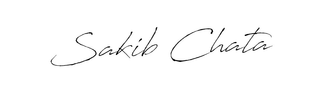 Use a signature maker to create a handwritten signature online. With this signature software, you can design (Antro_Vectra) your own signature for name Sakib Chata. Sakib Chata signature style 6 images and pictures png