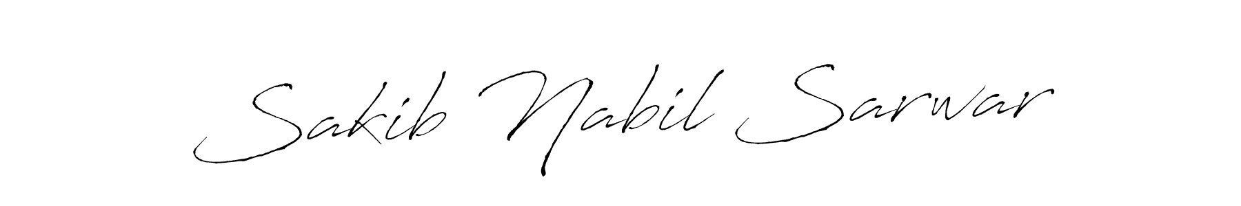 Also You can easily find your signature by using the search form. We will create Sakib Nabil Sarwar name handwritten signature images for you free of cost using Antro_Vectra sign style. Sakib Nabil Sarwar signature style 6 images and pictures png