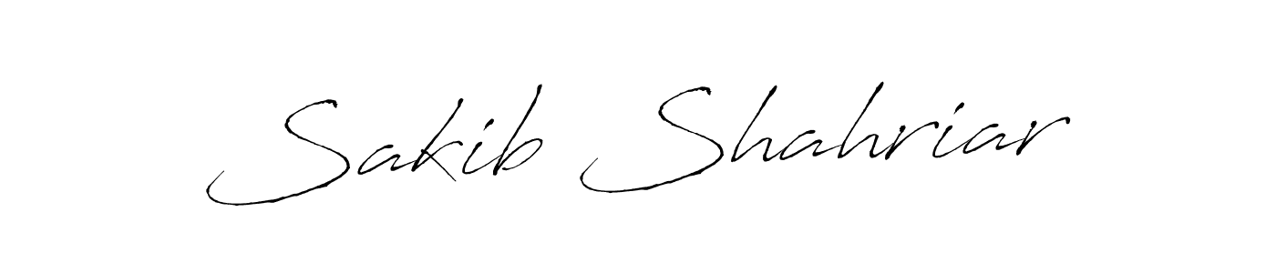 Make a beautiful signature design for name Sakib Shahriar. With this signature (Antro_Vectra) style, you can create a handwritten signature for free. Sakib Shahriar signature style 6 images and pictures png