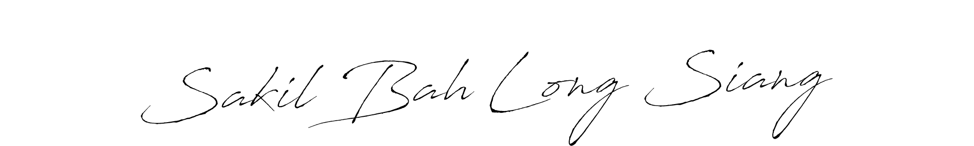 See photos of Sakil Bah Long Siang official signature by Spectra . Check more albums & portfolios. Read reviews & check more about Antro_Vectra font. Sakil Bah Long Siang signature style 6 images and pictures png